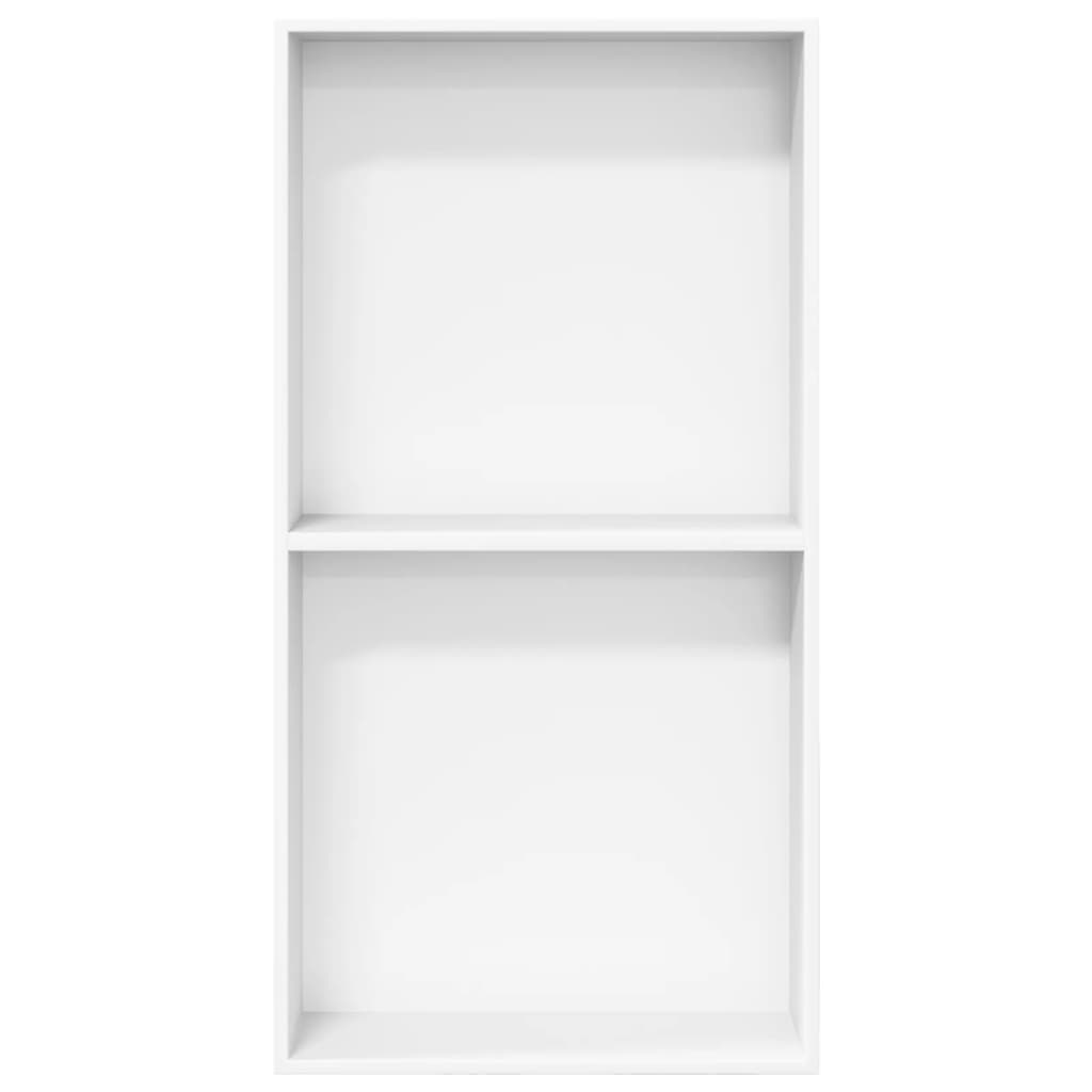 vidaXL Wnęka prysznicowa, biała matowa, 32x62x9 cm, stal nierdzewna