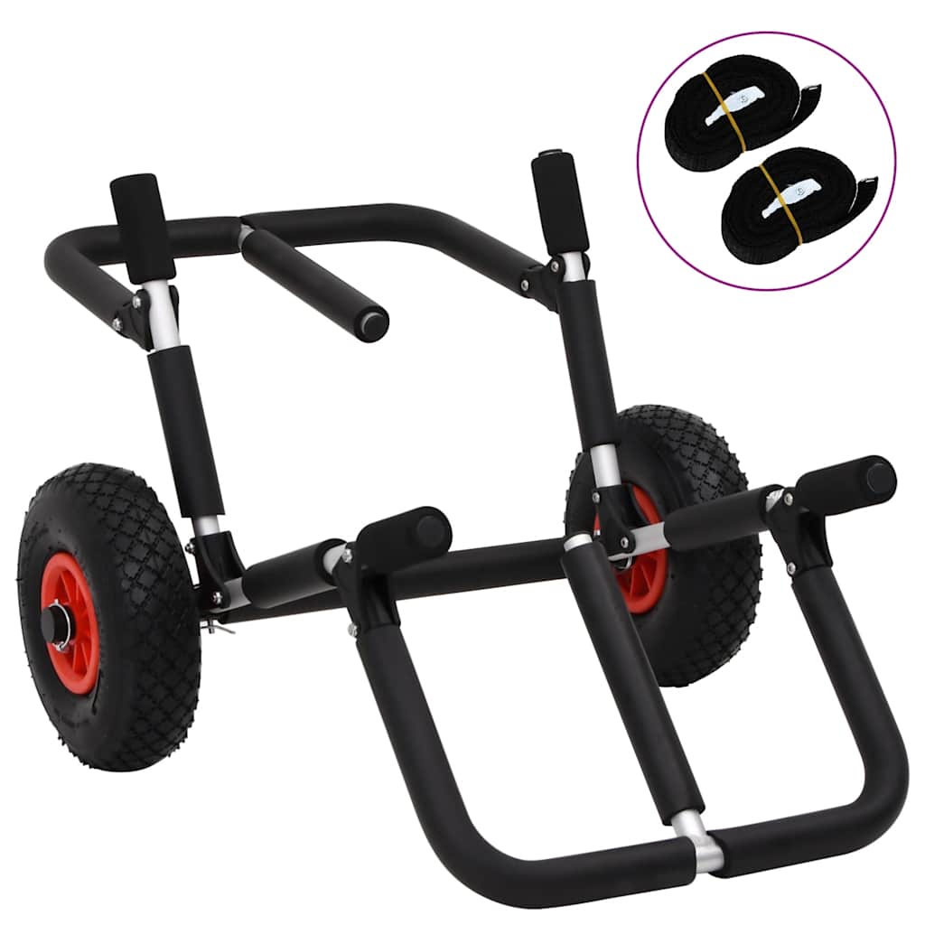 vidaXL Wózek SUP na 2 deski surfingowe, składany, 90 kg, aluminiowy