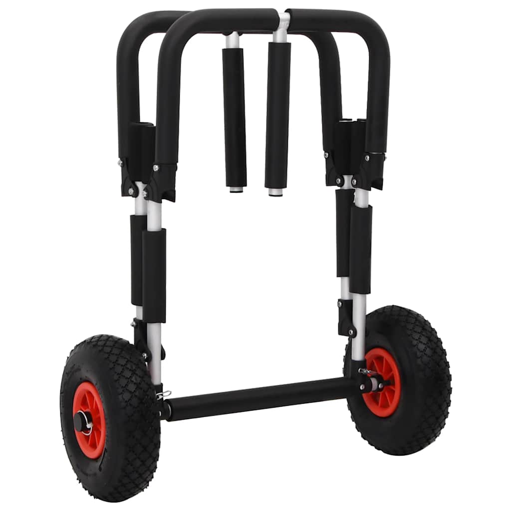 vidaXL Wózek SUP na 2 deski surfingowe, składany, 90 kg, aluminiowy