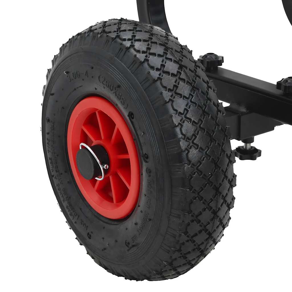 vidaXL Wózek do transportu kajaka, 90 kg, aluminiowy