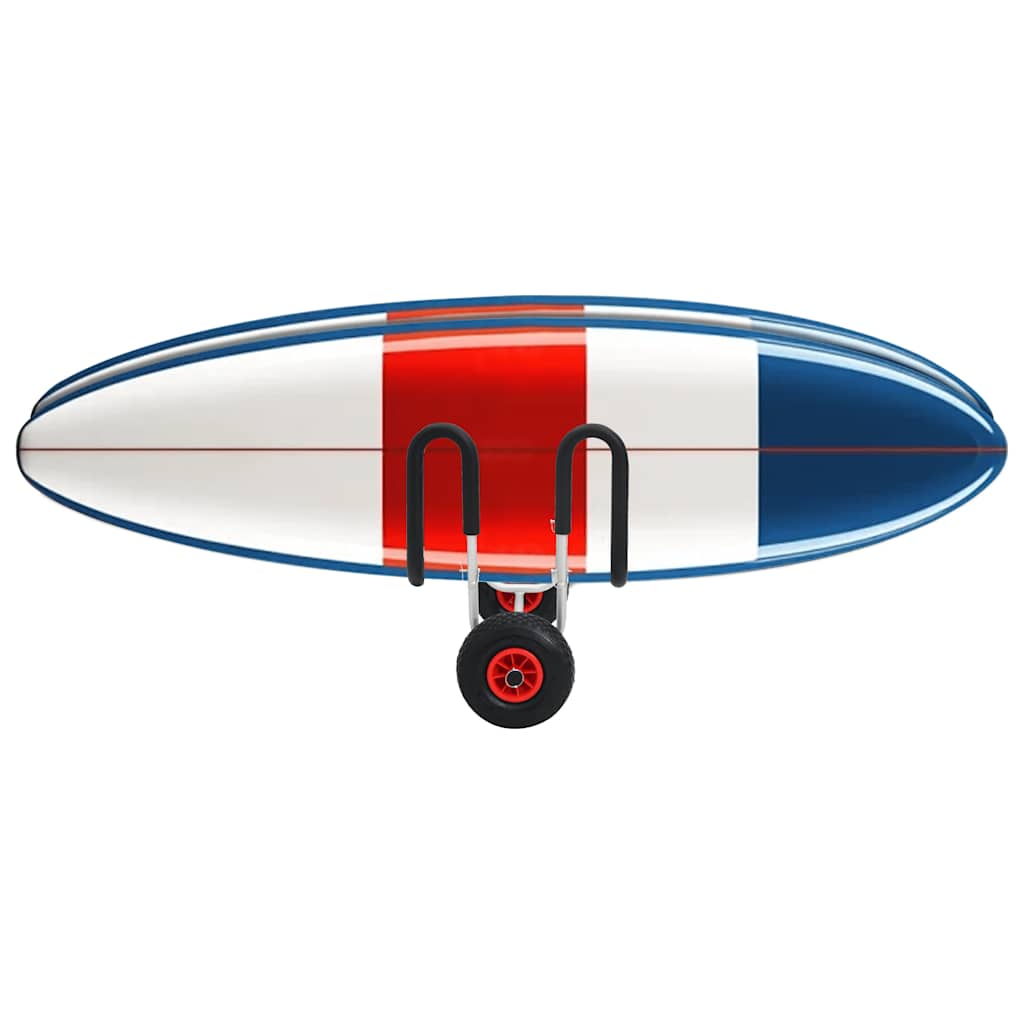 vidaXL Wózek SUP na 2 deski surfingowe, 90 kg, aluminiowy