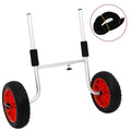 vidaXL Wózek do transportu kajaka, 90 kg, aluminiowy