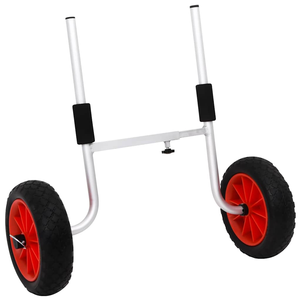 vidaXL Wózek do transportu kajaka, 90 kg, aluminiowy