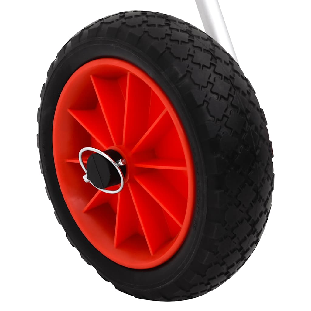 vidaXL Wózek do transportu kajaka, 90 kg, aluminiowy