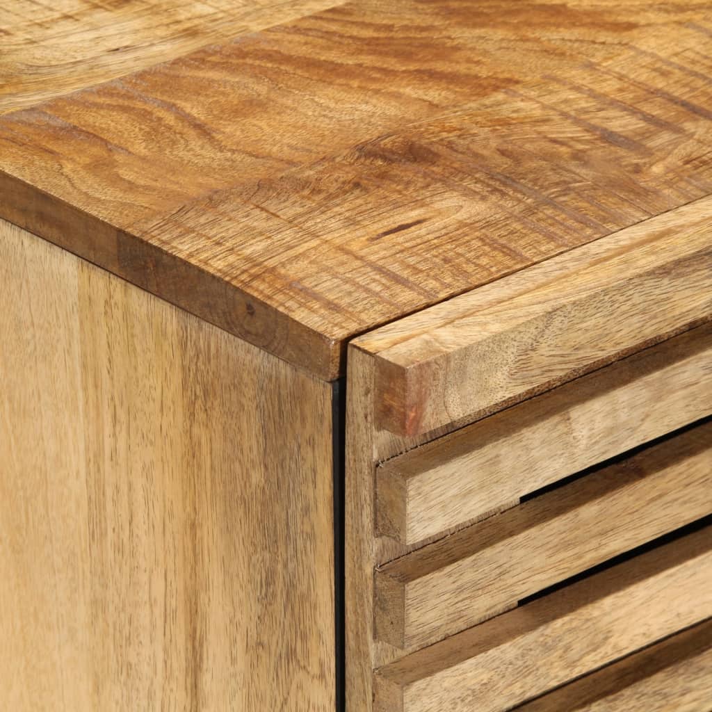 vidaXL Szafki, 2 szt., 60x34x75 cm, surowe drewno mango