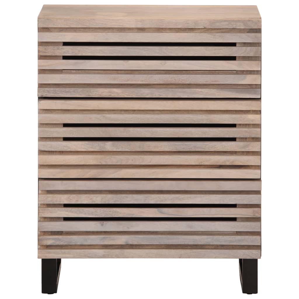 vidaXL Szafki, 2 szt., 60x34x75 cm, lite drewno mango