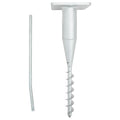 vidaXL Podstawa pod parasol, wkręcana w ziemię, 16x16x52 cm, stal