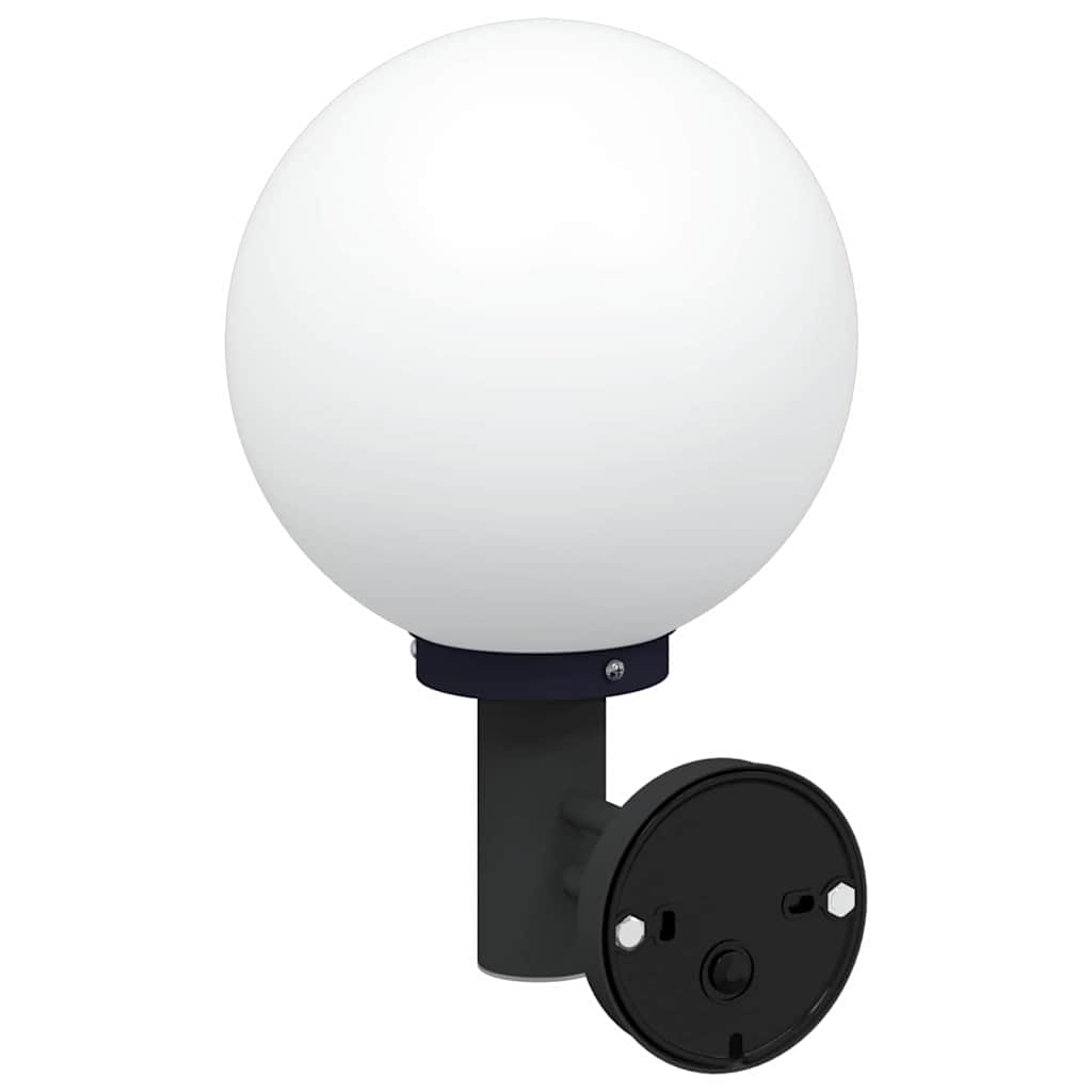 vidaXL Zewnętrzna lampa ścienna 2 pcs Czarny 28 x 25 x 38 cm