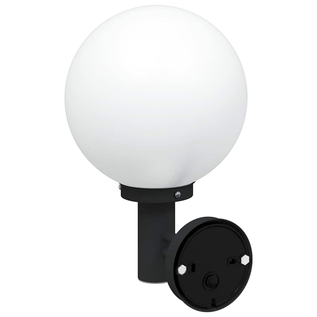 vidaXL Zewnętrzna lampa ścienna 2 pcs Czarny 28 x 25 x 38 cm