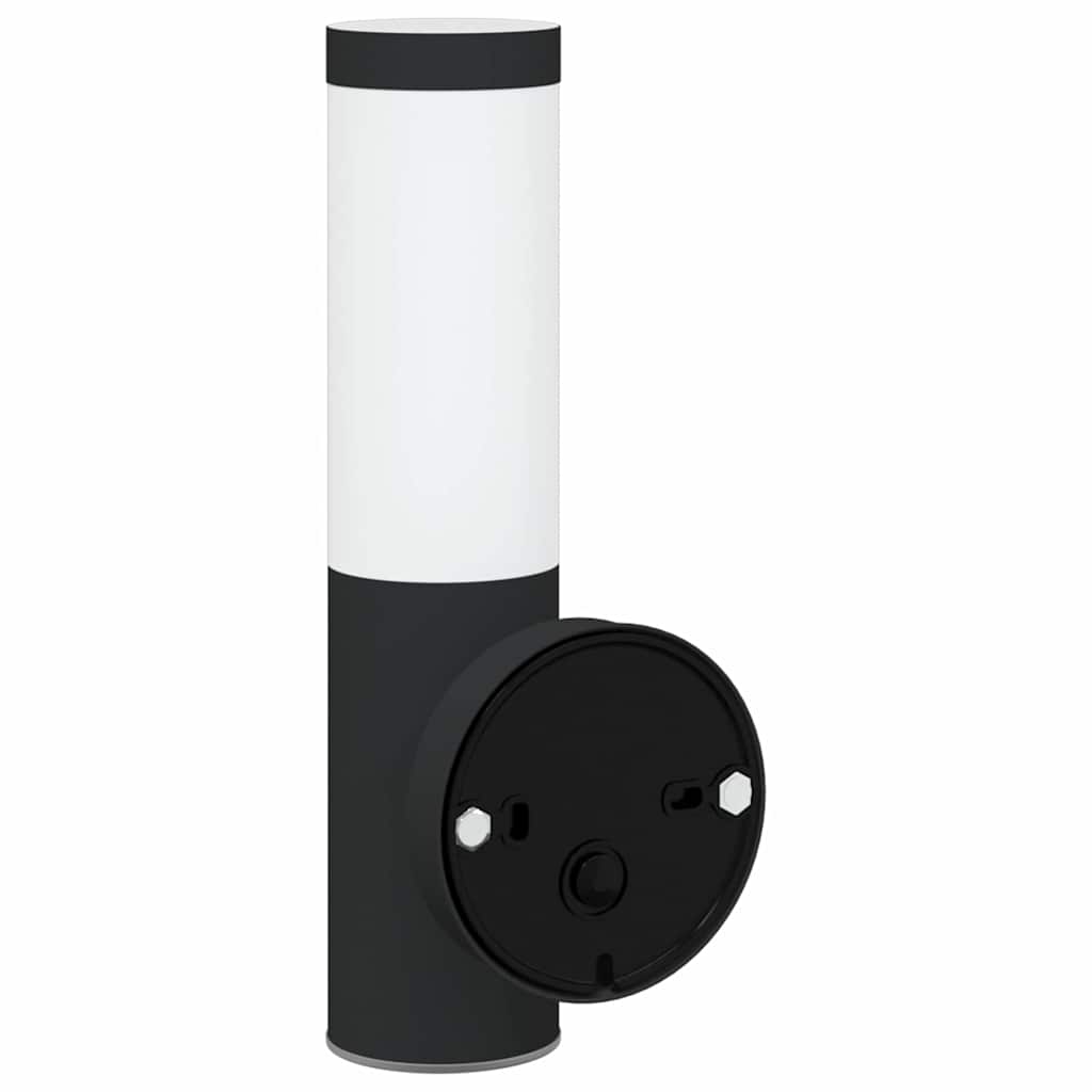 vidaXL Zewnętrzna lampa ścienna 2 pcs Czarny 15 x 7,5 x 33 cm