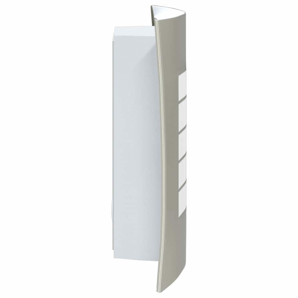 vidaXL Zewnętrzna lampa ścienna Srebrny 23.5 x 9 x 26 cm