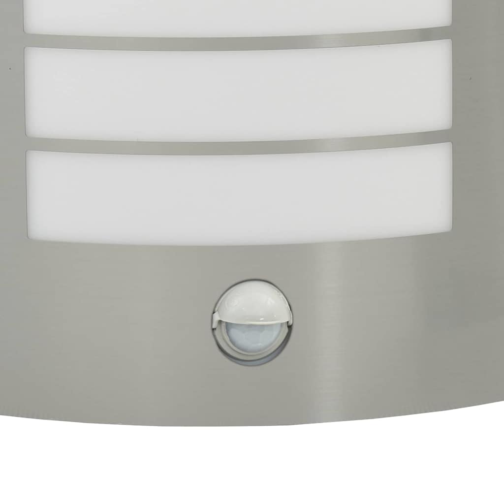 vidaXL Zewnętrzna lampa ścienna Srebrny 23.5 x 9 x 26 cm