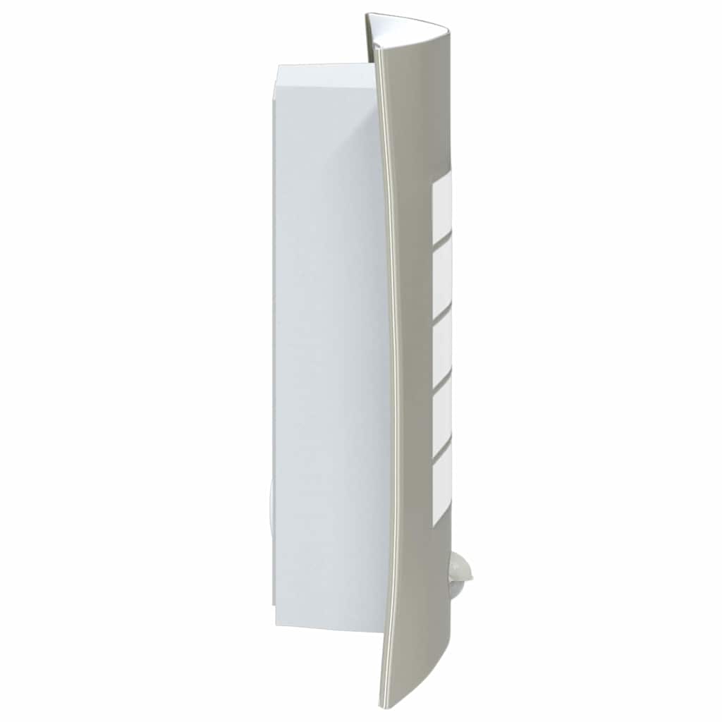 vidaXL Zewnętrzna lampa ścienna Srebrny 23.5 x 9 x 26 cm