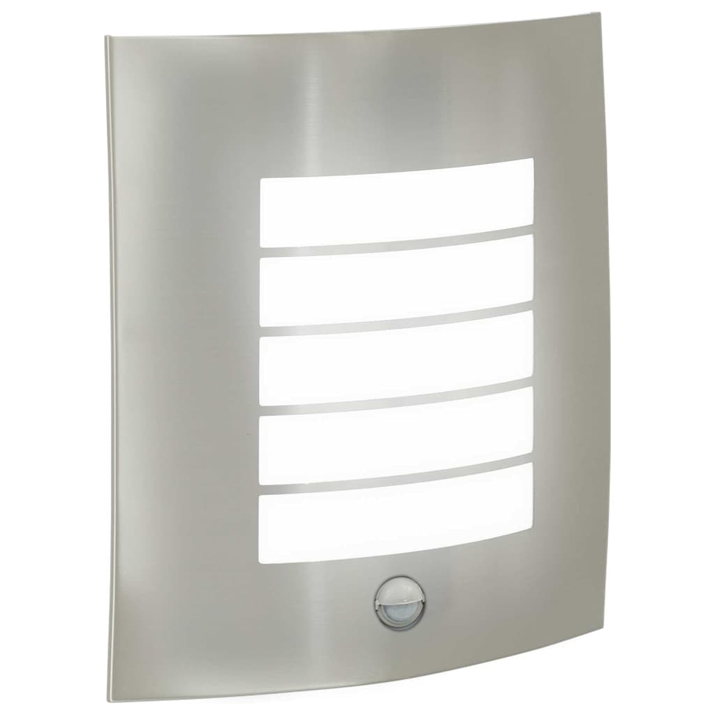 vidaXL Zewnętrzna lampa ścienna 2 pcs Srebrny 23.5 x 9 x 26 cm