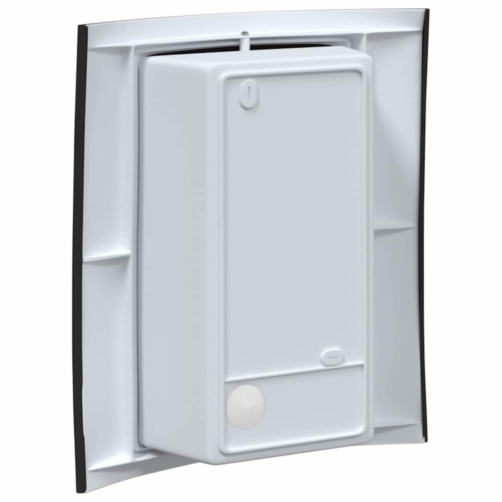 vidaXL Zewnętrzna lampa ścienna Czarny 23.5 x 9 x 26 cm