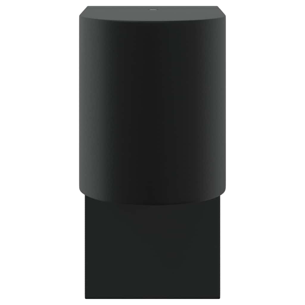 vidaXL Zewnętrzna lampa ścienna Czarny 12 x 7 x 15 cm Stal nierdzewna