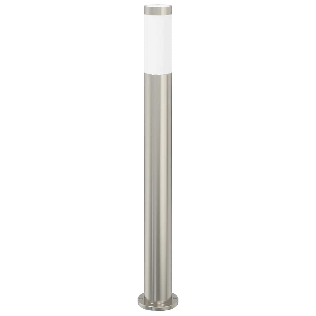 vidaXL Słupki oświetleniowe 3 szt. 80 cm Stal nierdzewna IP44
