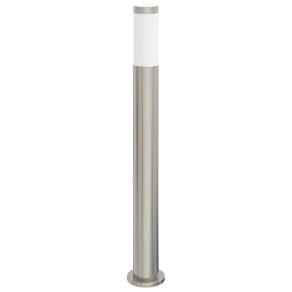 vidaXL Słupek oświetleniowy z czujnikiem 80 cm Stal nierdzewna IP44