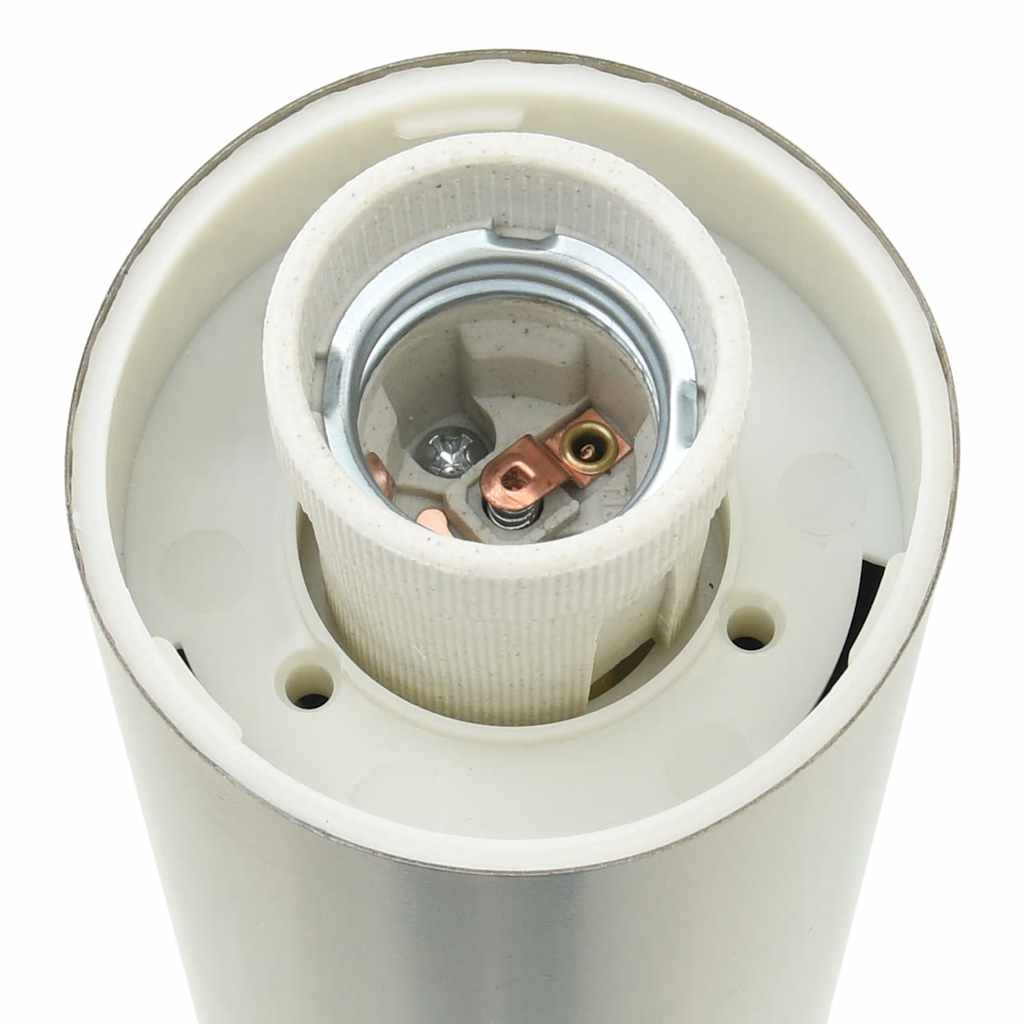 vidaXL Lampy słupkowe z czujnikiem, 3 szt., 80 cm, stal nierdzewna, IP44