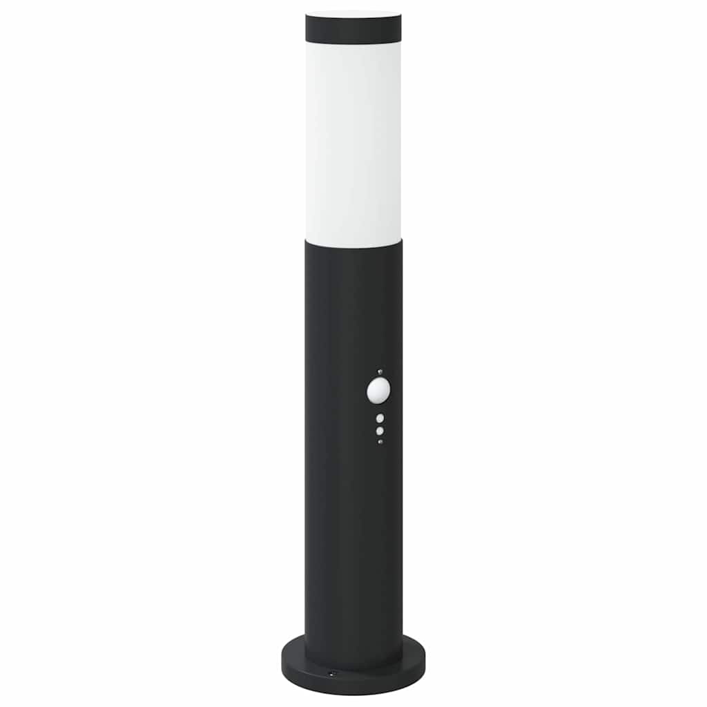 vidaXL Słupek oświetleniowy z czujnikiem 50 cm, stal nierdzewna IP44