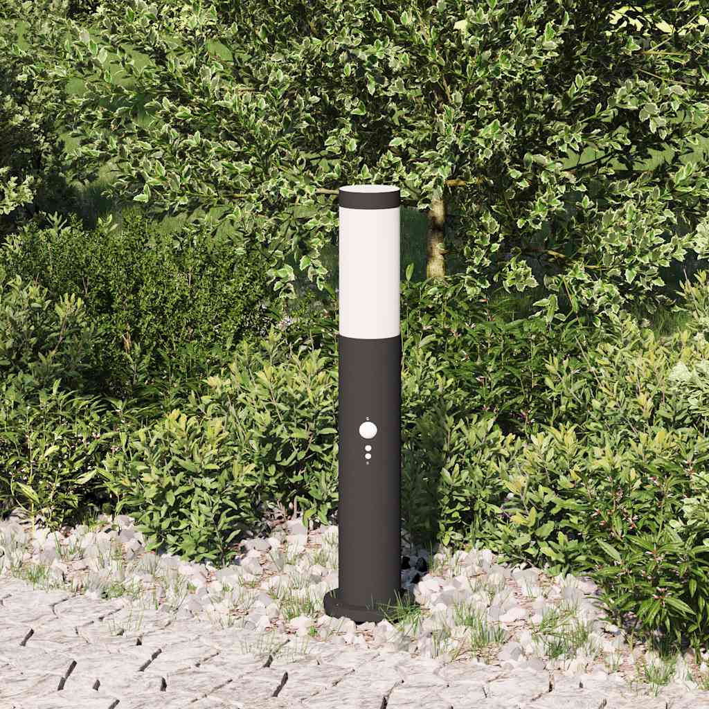 vidaXL Słupek oświetleniowy z czujnikiem 50 cm, stal nierdzewna IP44