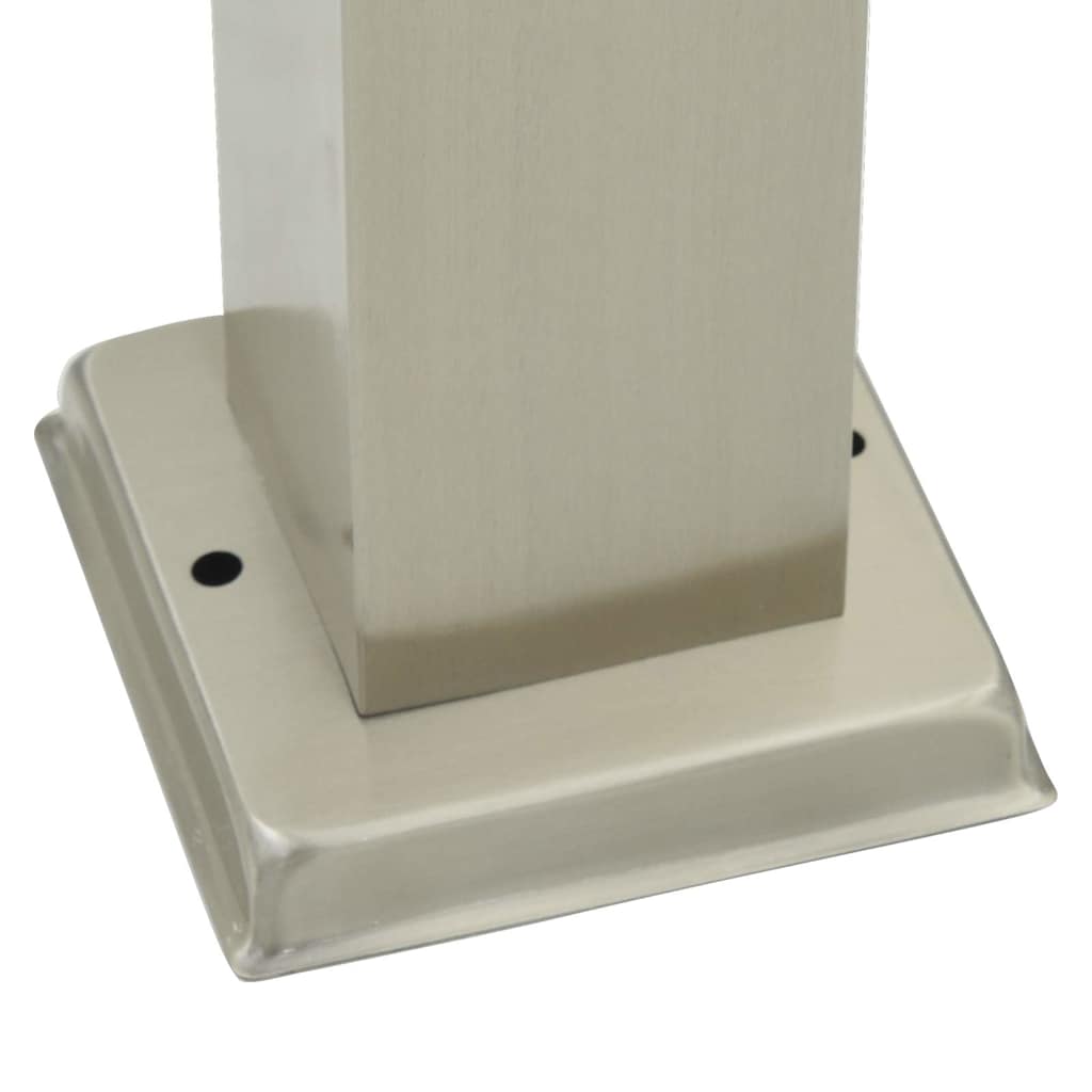 vidaXL Słupek oświetleniowy 80 cm Stal nierdzewna IP44