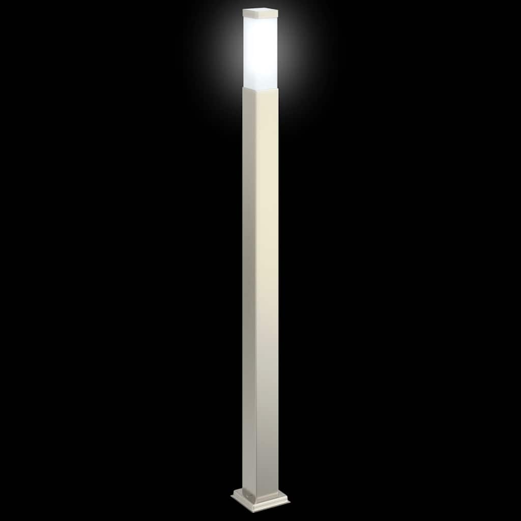 vidaXL Słupki oświetleniowe 3 szt. 110 cm Stal nierdzewna IP44