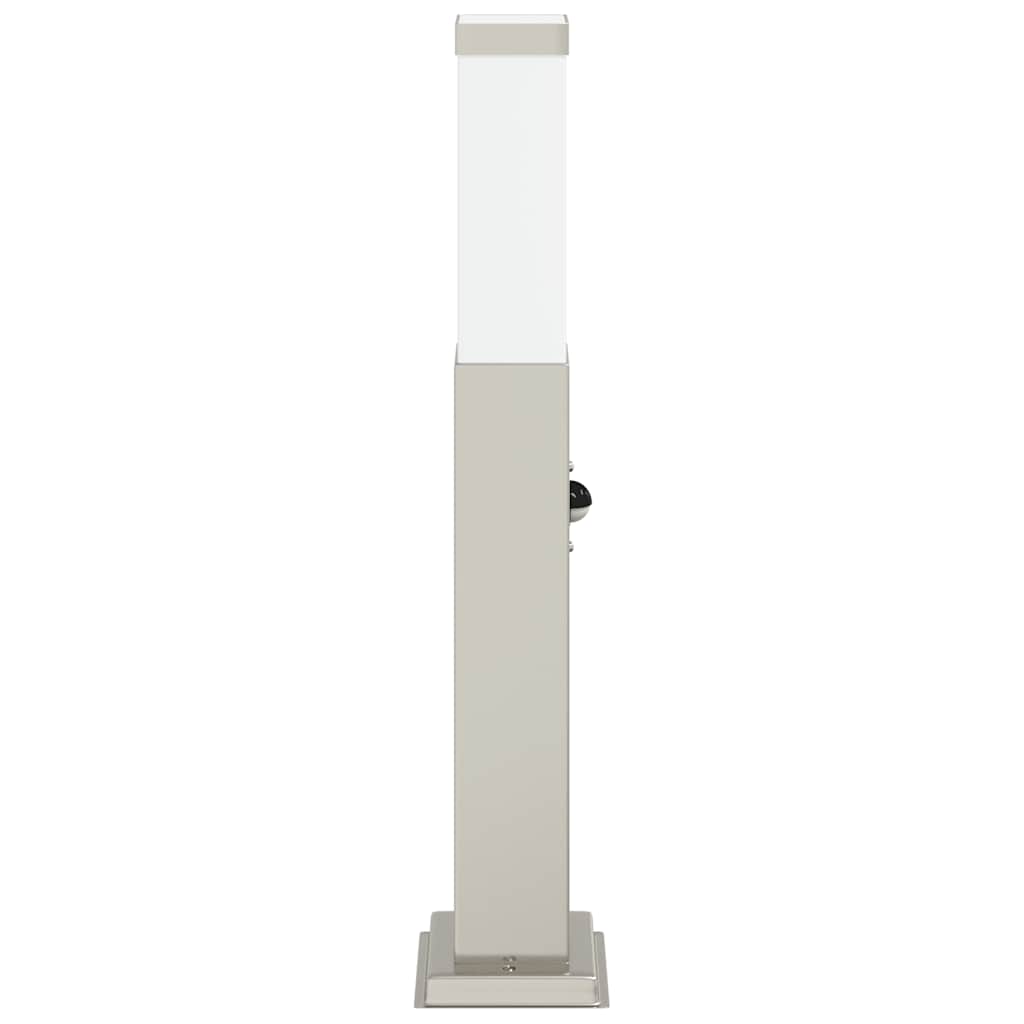 vidaXL Słupek oświetleniowy z czujnikiem 50 cm, stal nierdzewna IP44