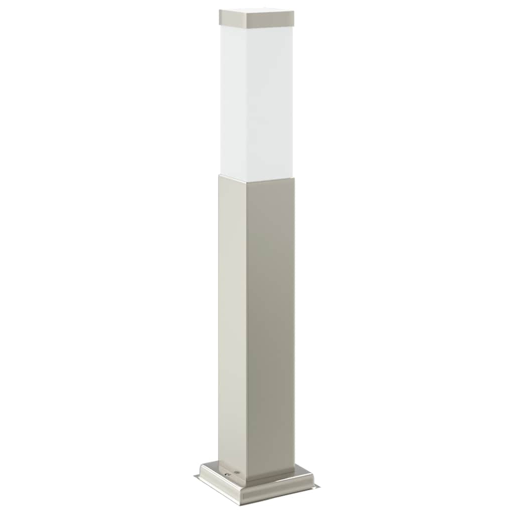 vidaXL Słupek oświetleniowy z czujnikiem 50 cm, stal nierdzewna IP44