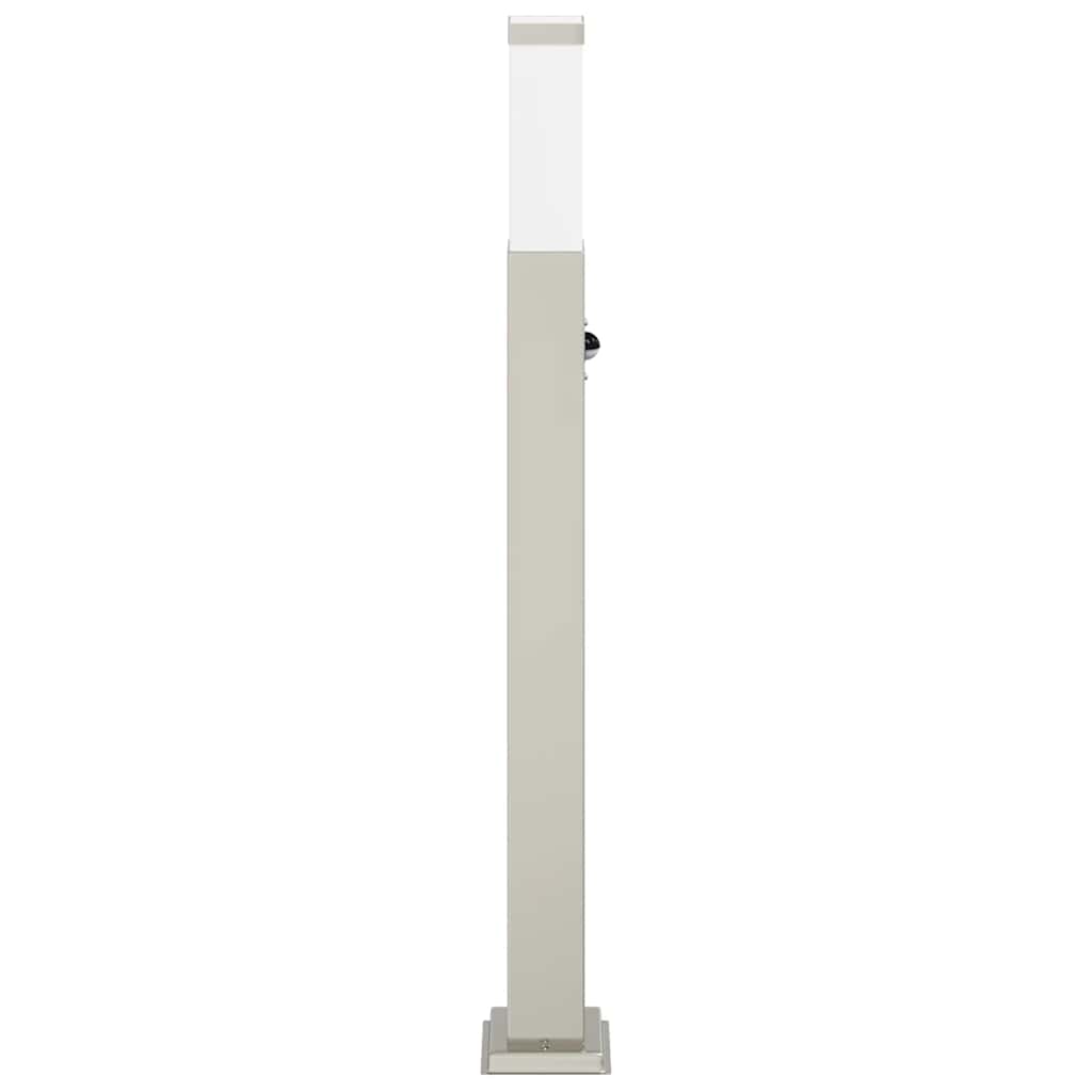 vidaXL Słupek oświetleniowy z czujnikiem 80 cm Stal nierdzewna IP44