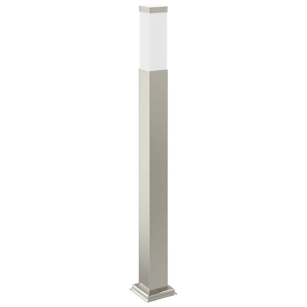 vidaXL Słupek oświetleniowy z gniazdem 80 cm, stal nierdzewna IP44