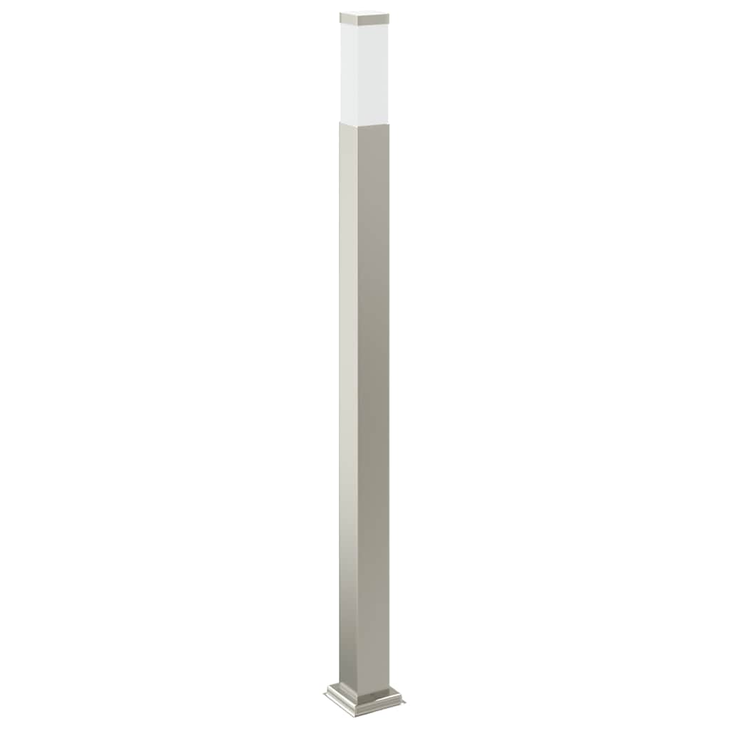 vidaXL Słupek oświetleniowy z gniazdem 110 cm, stal nierdzewna IP44