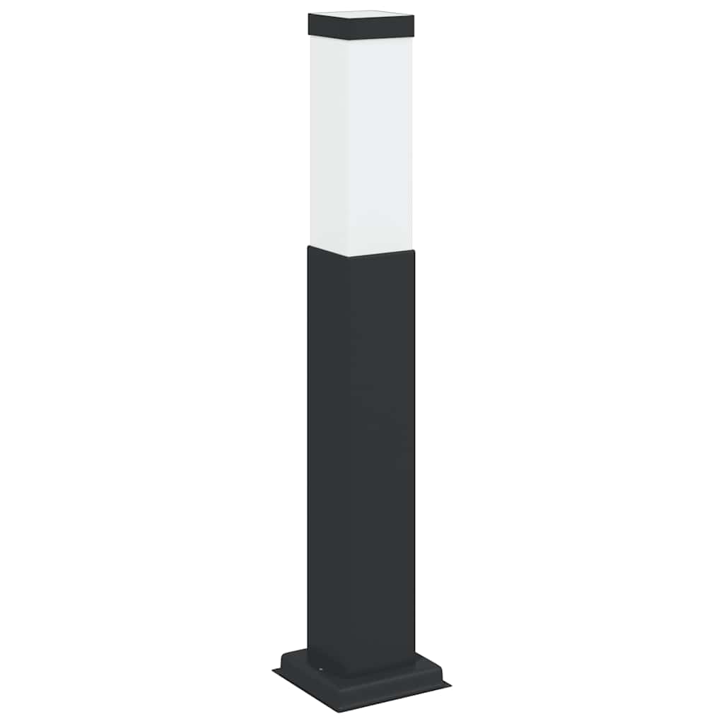 vidaXL Słupek oświetleniowy 50 cm Czarny IP44