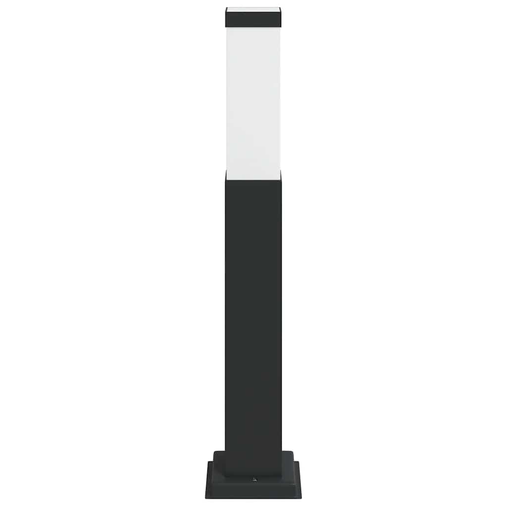 vidaXL Słupek oświetleniowy 50 cm Czarny IP44