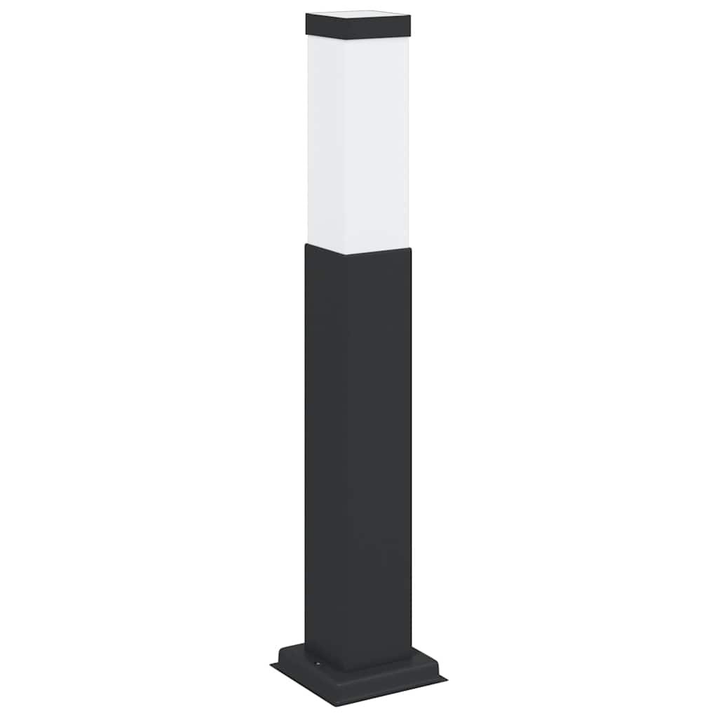 vidaXL Słupek oświetleniowy 50 cm Czarny IP44