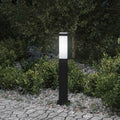 vidaXL Słupek oświetleniowy 50 cm Czarny IP44