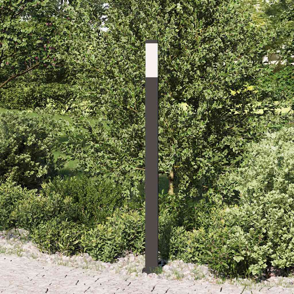 vidaXL Słupek oświetleniowy 110 cm Czarny IP44