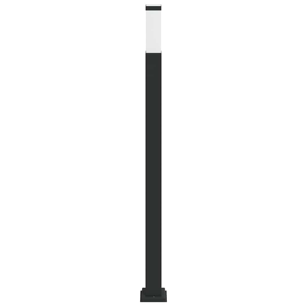 vidaXL Słupek oświetleniowy 110 cm Czarny IP44