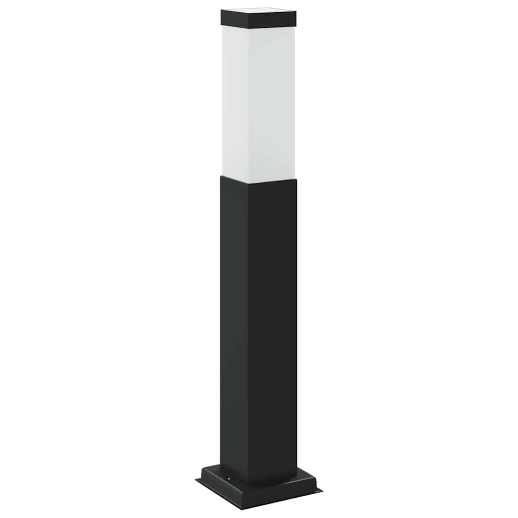 vidaXL Słupek oświetleniowy z czujnikiem 50 cm Czarny IP44