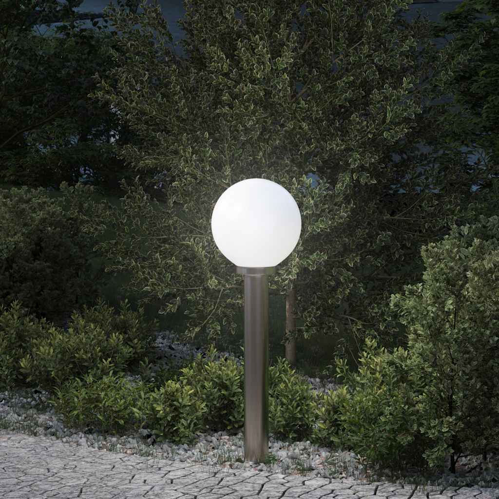 vidaXL Słupek oświetleniowy 80 cm Stal nierdzewna IP44