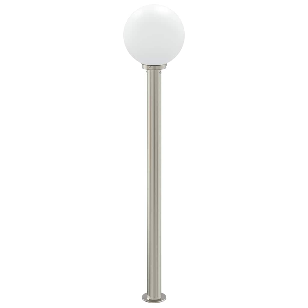 vidaXL Słupek oświetleniowy z czujnikiem 120 cm Stal nierdzewna IP44