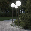 vidaXL Lampy słupkowe z czujnikiem 3 szt. 120 cm Stal nierdzewna IP44