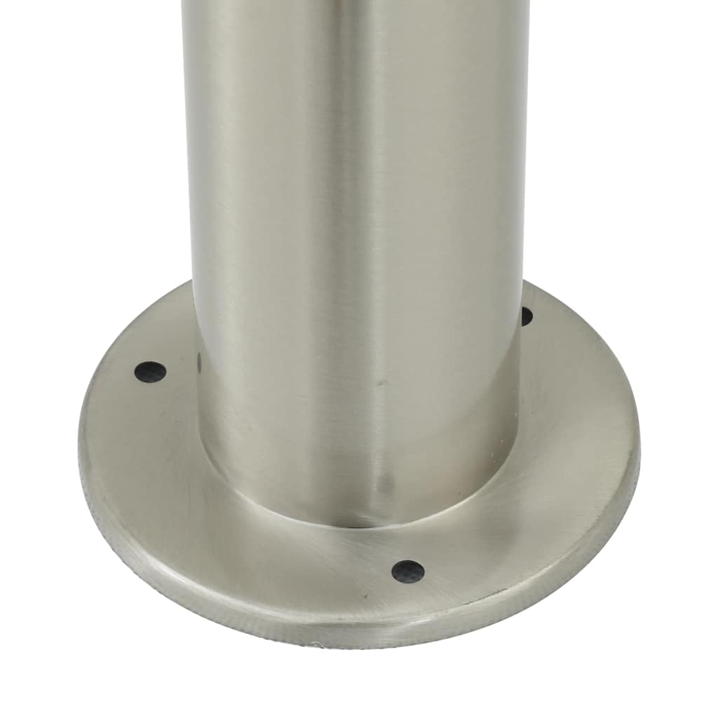 vidaXL Lampy słupkowe z czujnikiem i gniazdkiem 3 szt. 80 cm, stal nierdzewna IP44