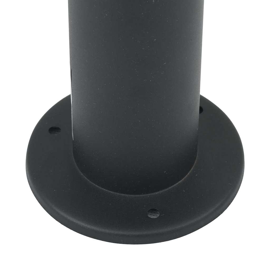 vidaXL Słupek oświetleniowy 80 cm Czarny IP44