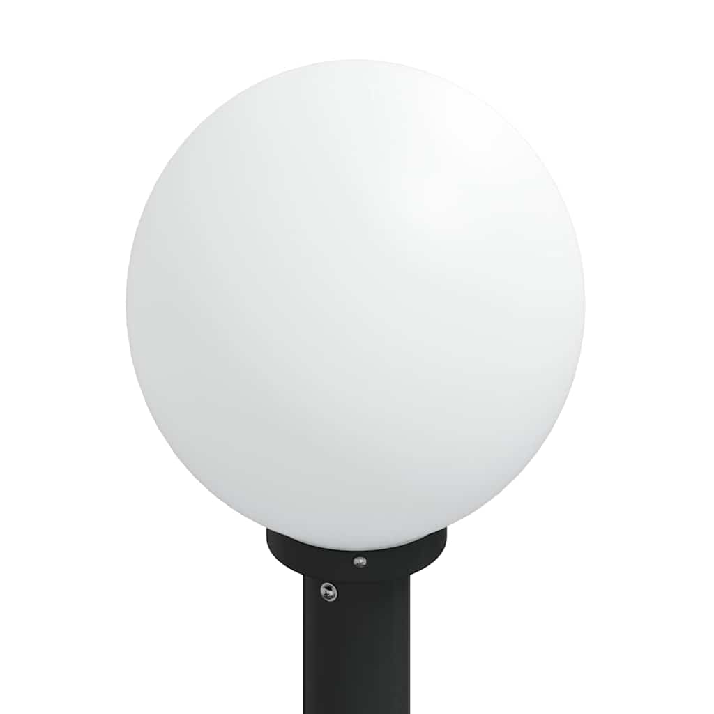 vidaXL Słupki oświetleniowe 3 szt. 80 cm, czarne, IP44