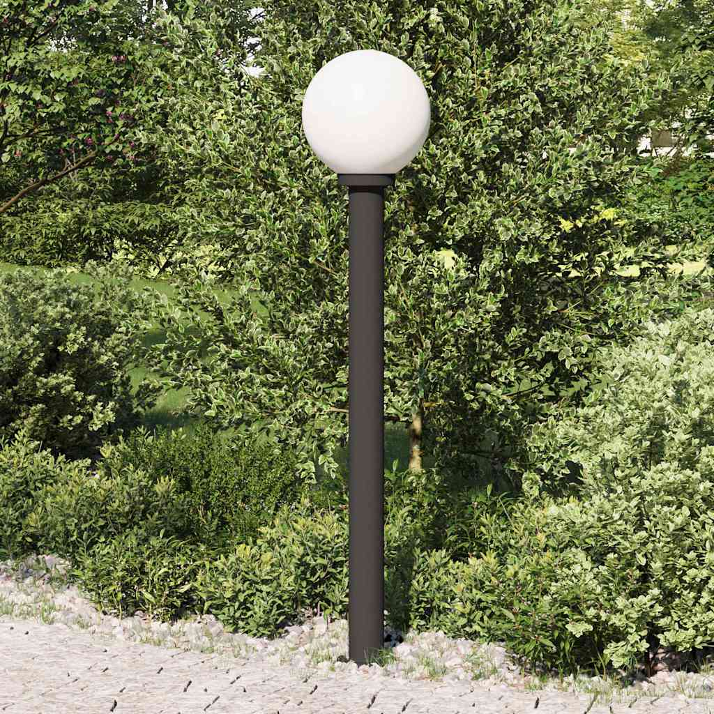 vidaXL Słupek oświetleniowy 120 cm Czarny IP44