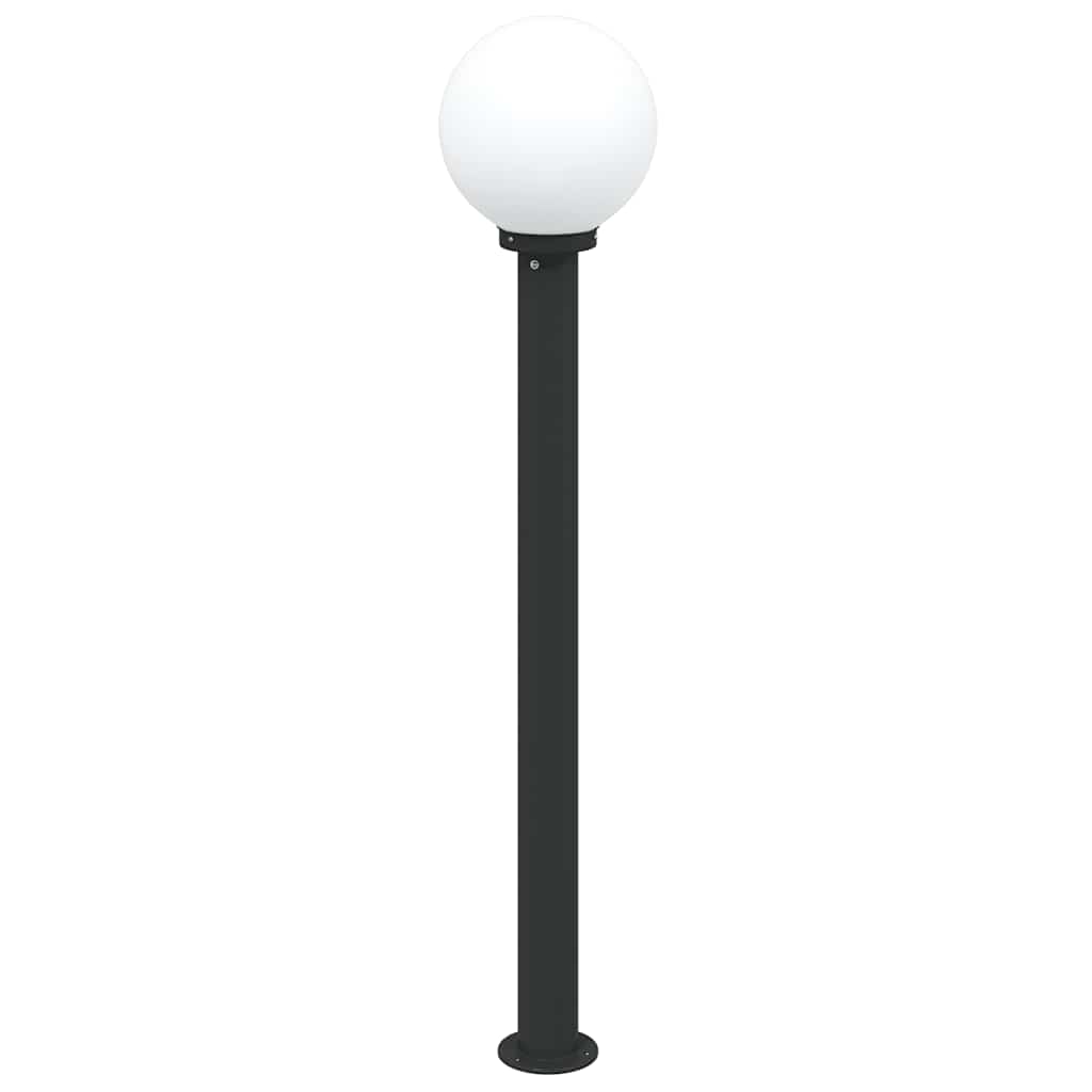 vidaXL Słupek oświetleniowy 120 cm Czarny IP44
