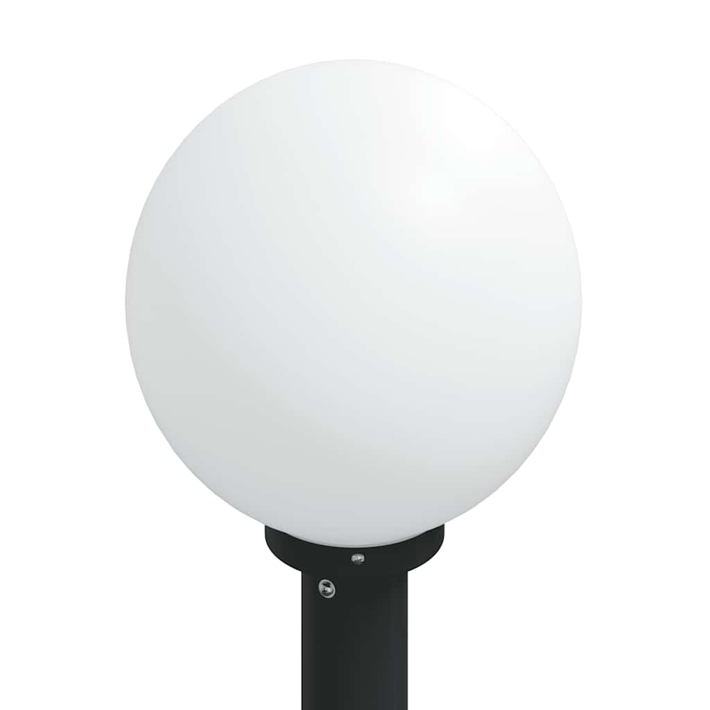vidaXL Słupek oświetleniowy z czujnikiem 120 cm Czarny IP44
