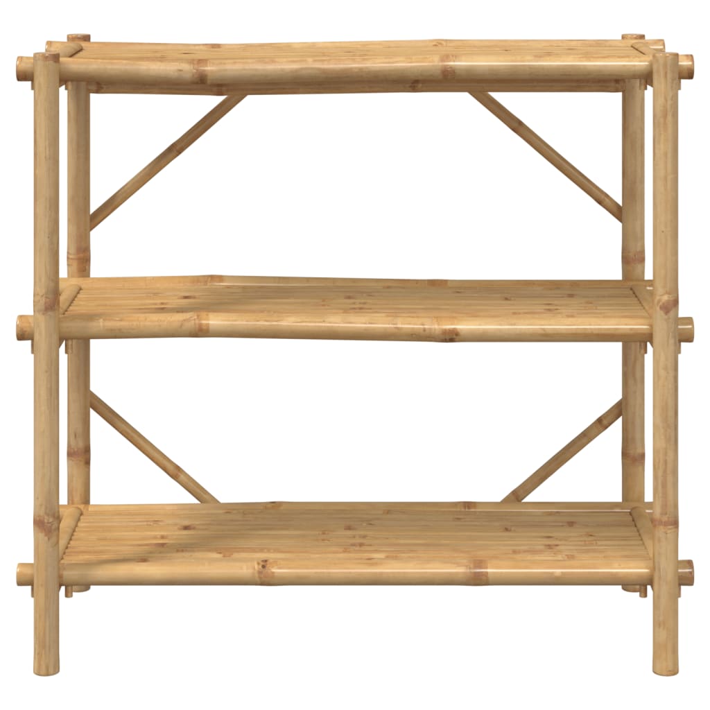 vidaXL Regał z 3 półkami, 100x40x90 cm, bambusowy