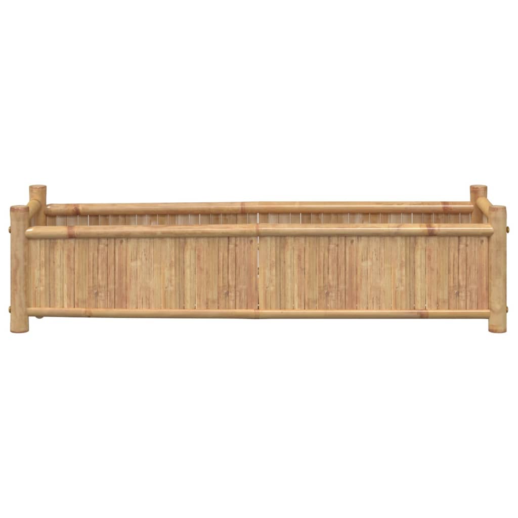 vidaXL Donica, 100x30x25 cm, bambusowa